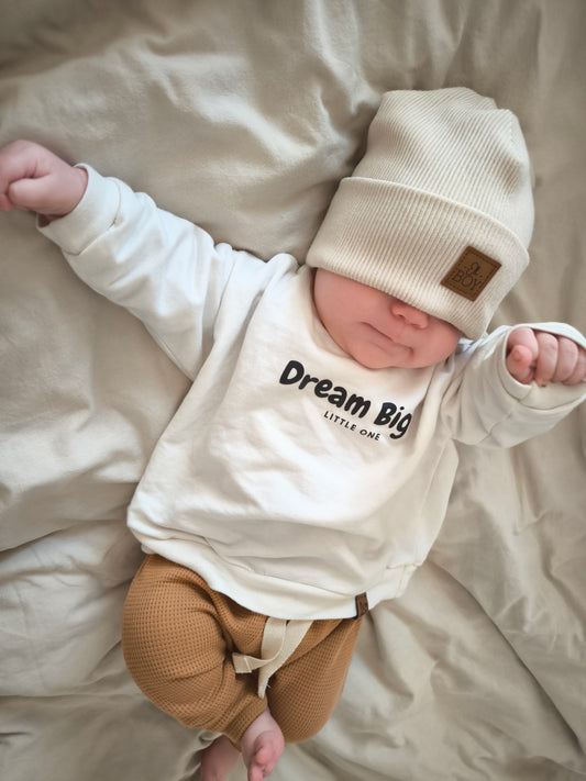 Sweater mit Print | Cremeweiß | Dream Big
