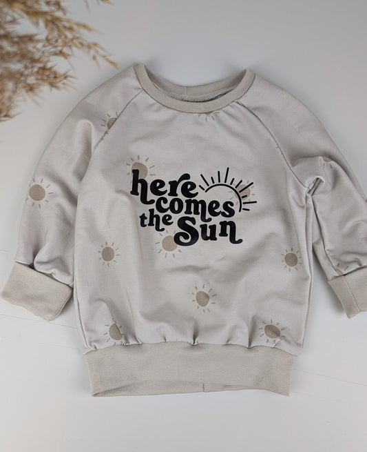Sofortkauf – Sweater here comes the sun  | Größe 86/92