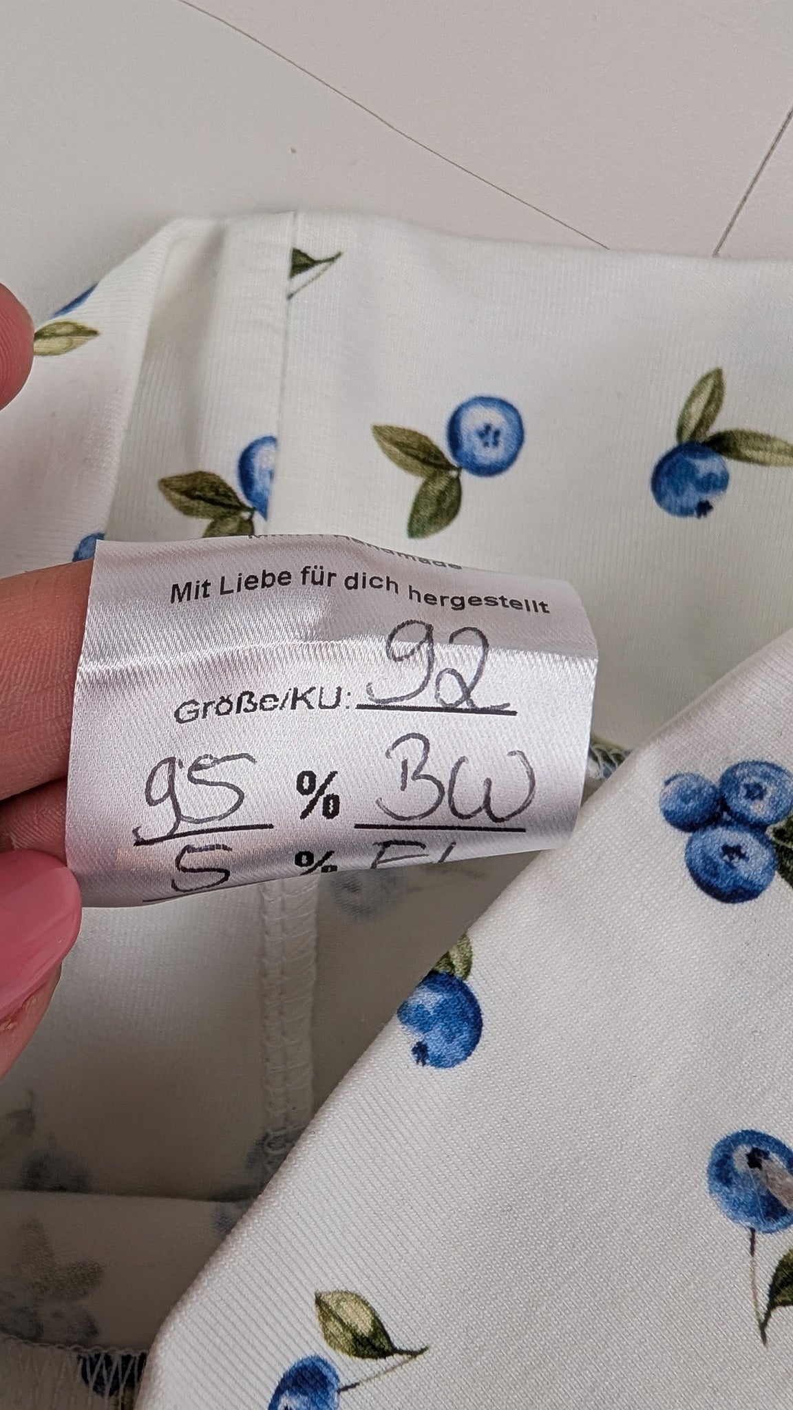 Sofortkauf – Hose Blaubeeren | Größe 92