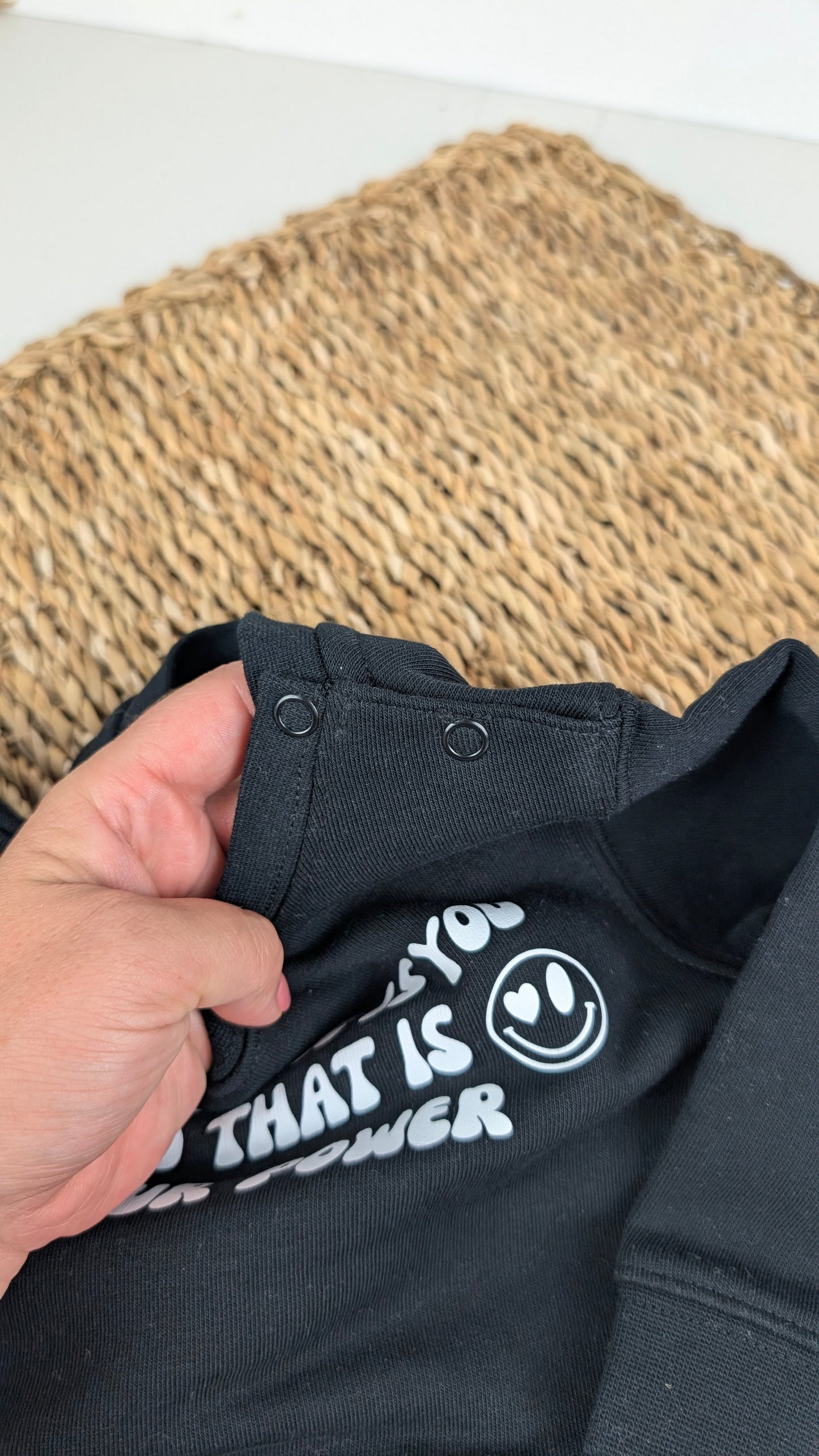 Sofortkauf – Jogginganzug 2-teilig schwarz | Größe 74