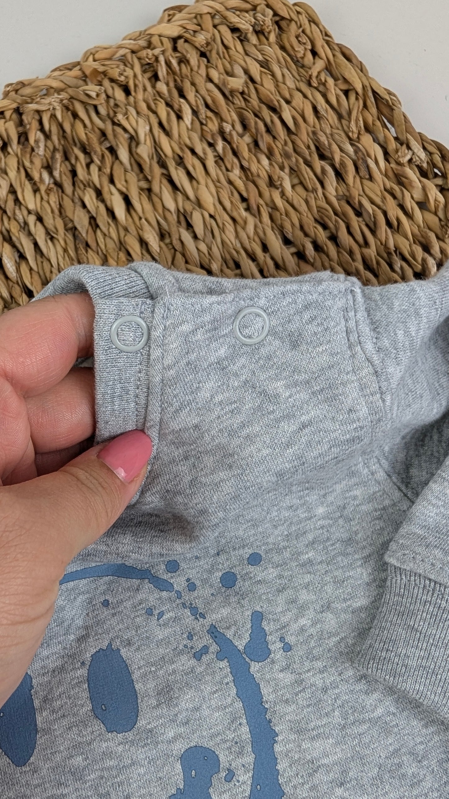 Sofortkauf – Jogginganzug 2-teilig grau | Größe 74