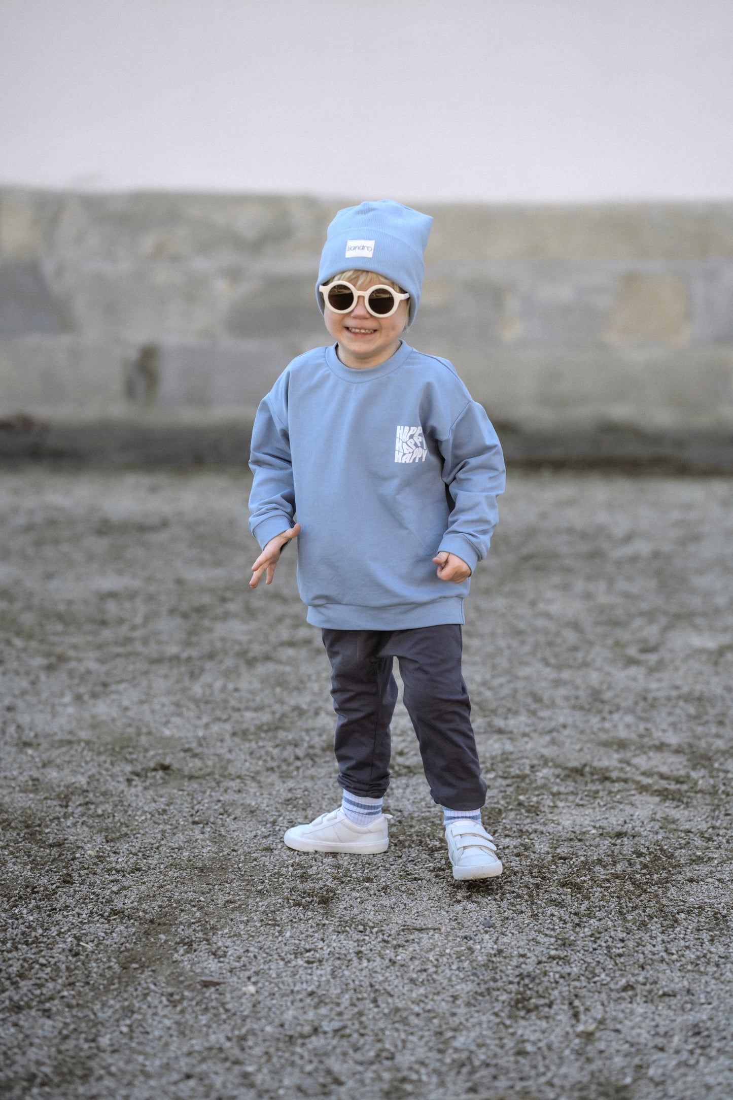 Sweater | Rückenprint | HAPPY