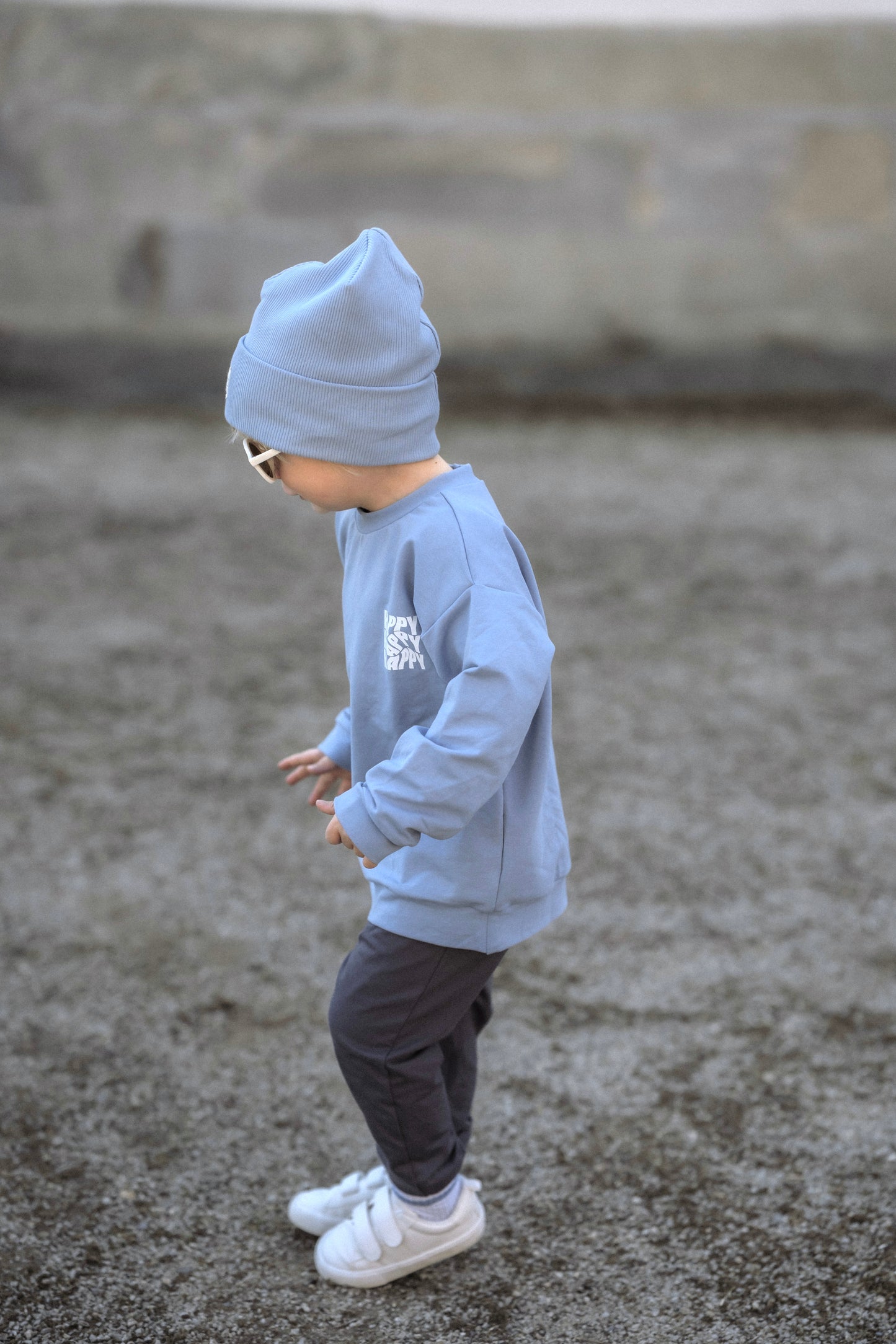 Sweater | Rückenprint | HAPPY