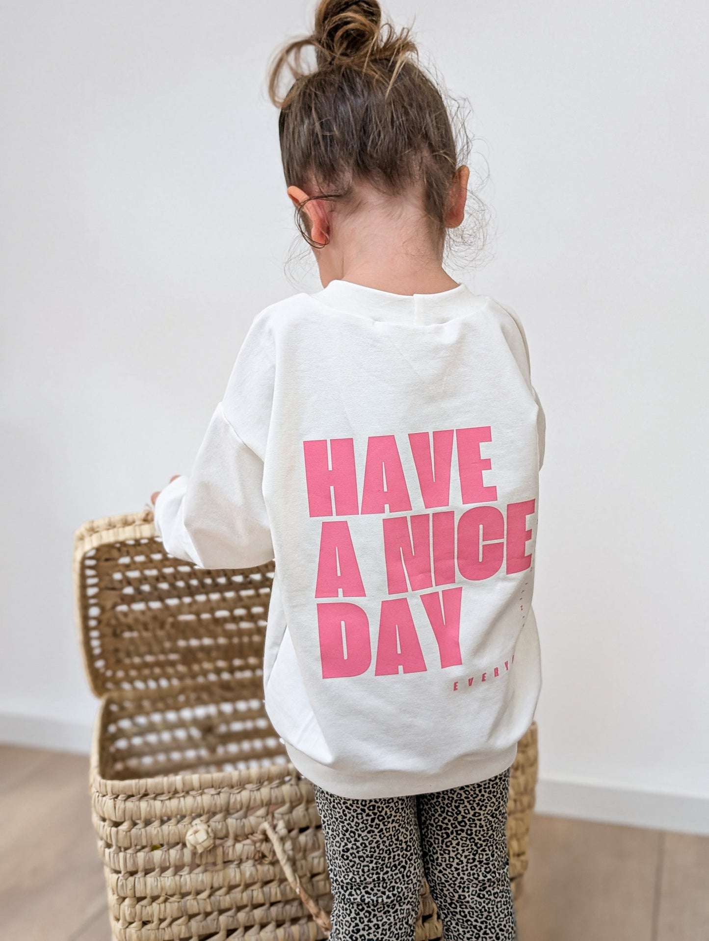 Sweater | Rückenprint | HAVE A NICE DAY