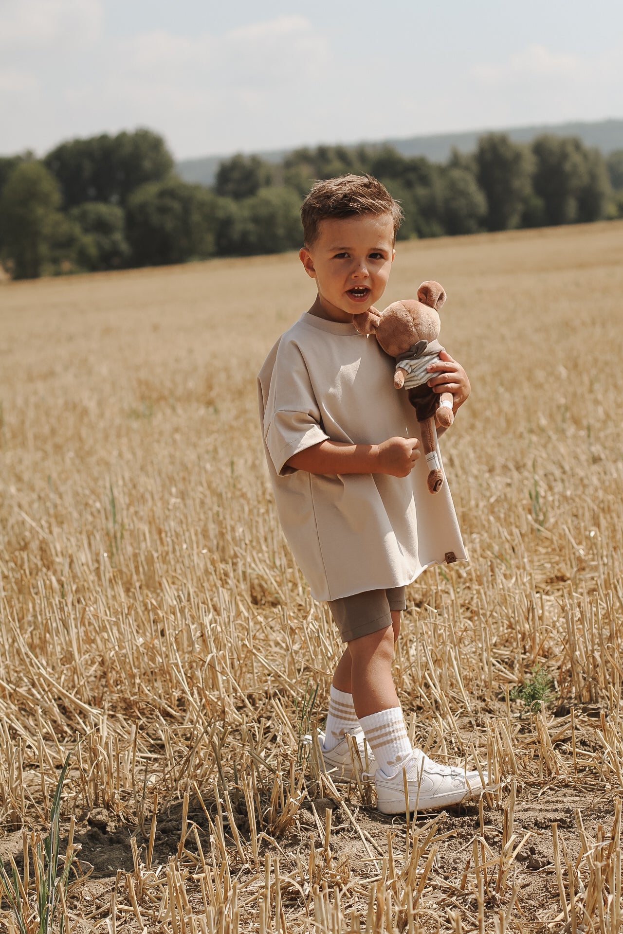 Oversize Shirt | Beige | HAVE A GOOD DAY