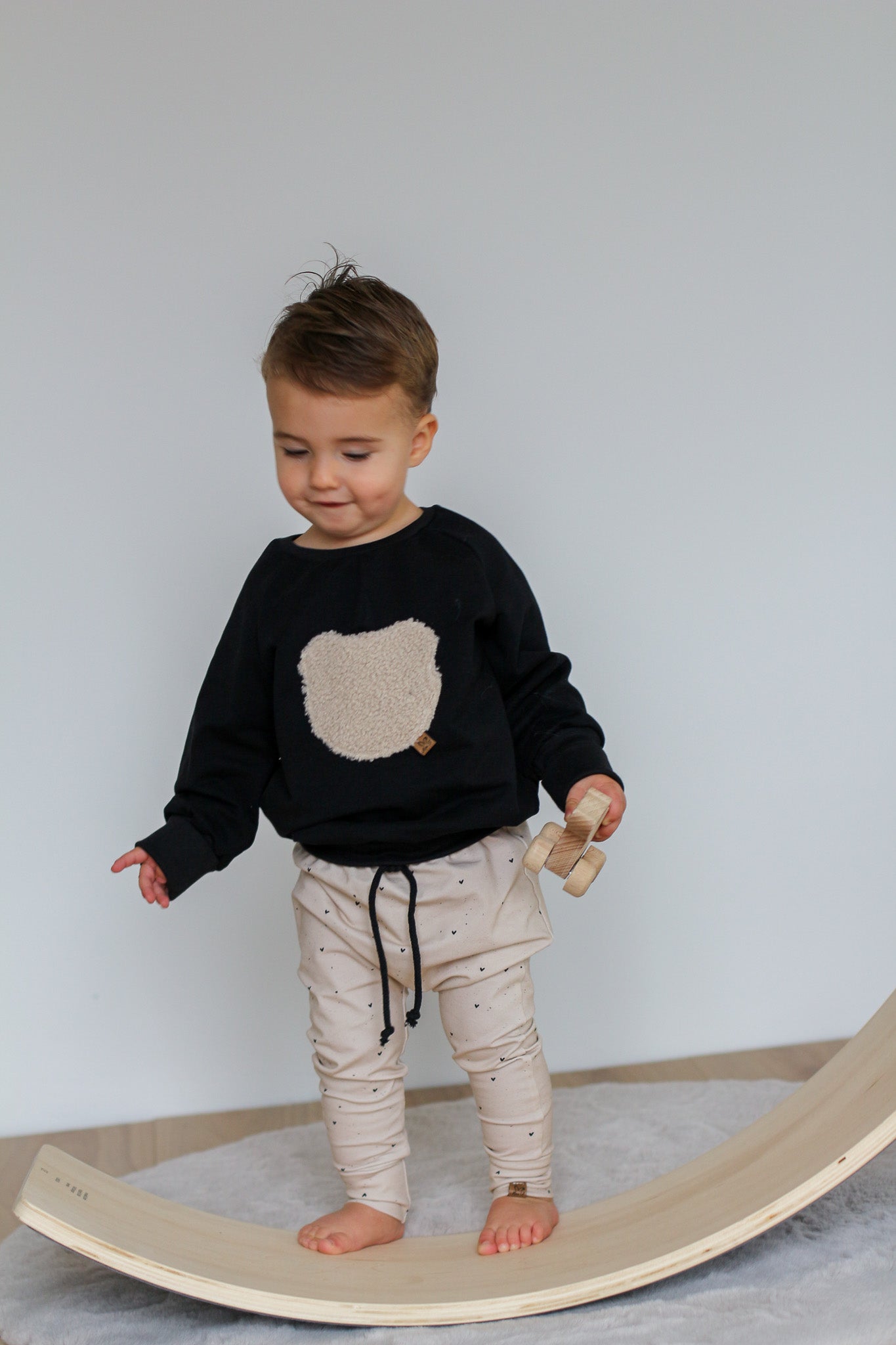 Sweater Teddy - Schwarz