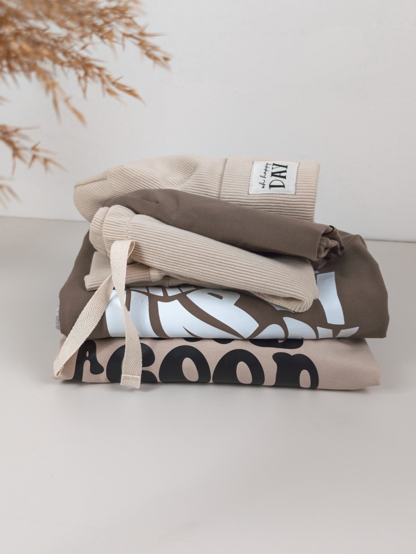 Oversize Shirt | Beige | Have a good day