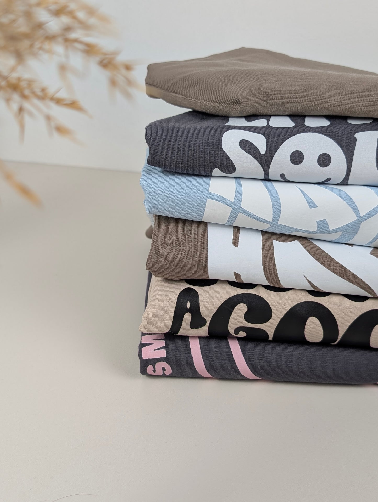 Oversize Shirt | Beige | Have a good day