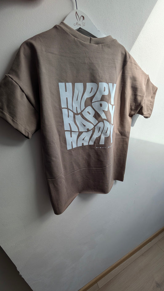 Oversize Shirt | Smoky Beige | HAPPY