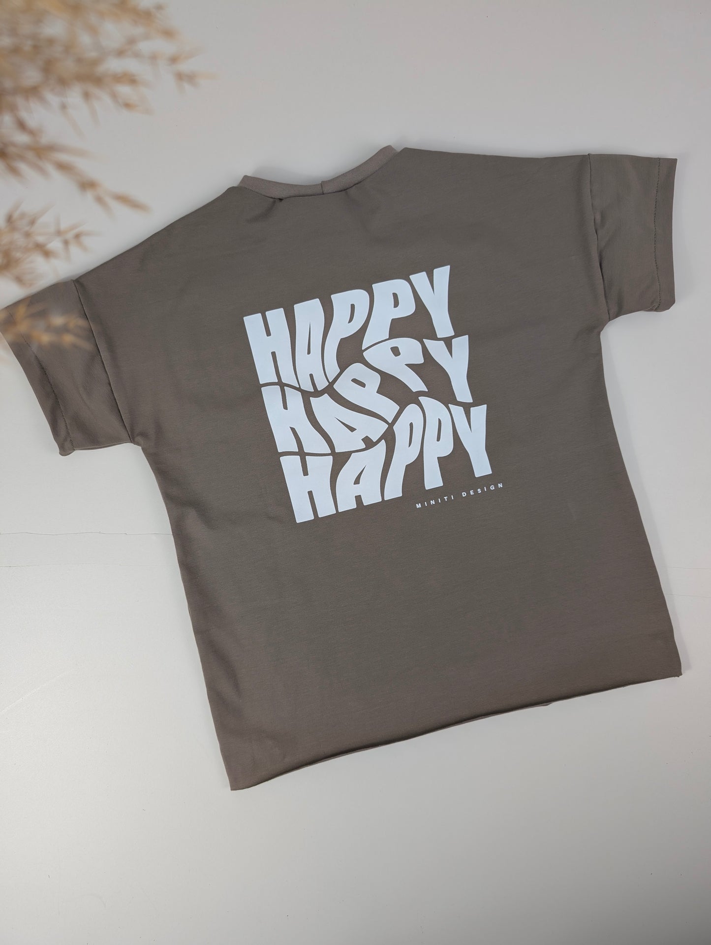 Oversize Shirt | Smoky Beige | HAPPY